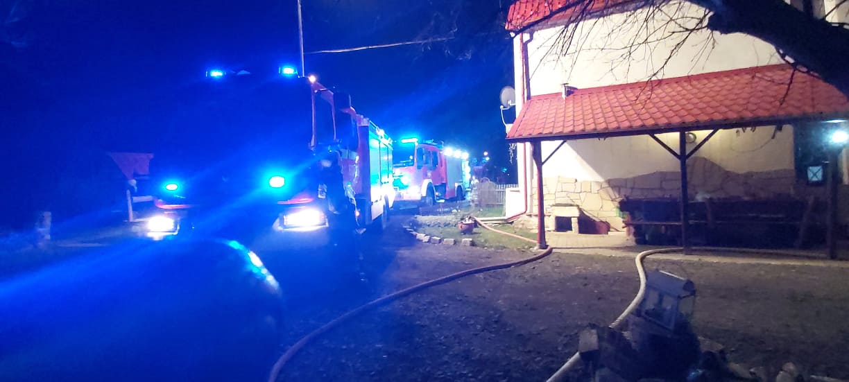 Pożar sadzy - OSP Swieriawa