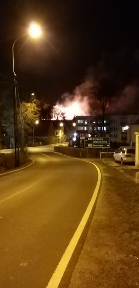 Pożar na nieużytku - OSP Swieriawa