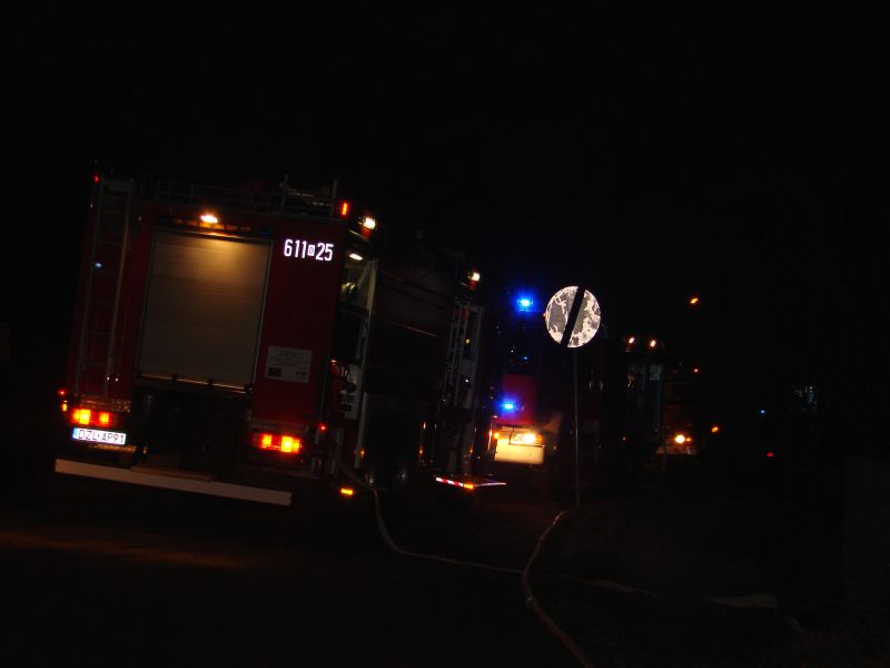 POŻAR W BUDYNKU MIESZKALNYM - OSP Swieriawa