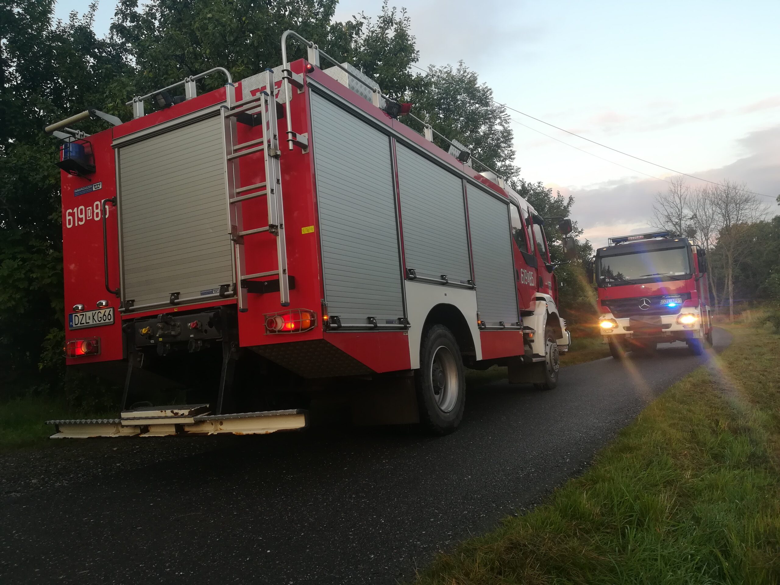 Pożar skrzynki elektrycznej - OSP Swieriawa