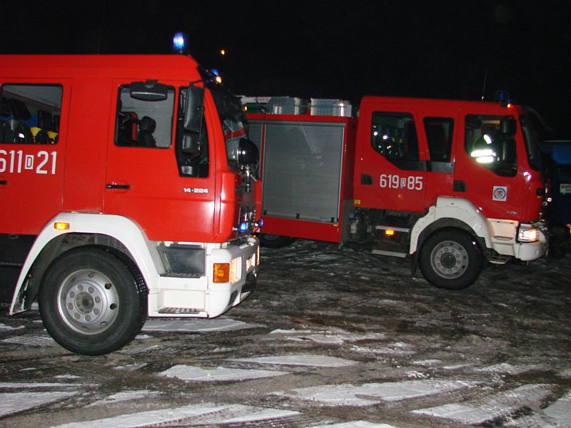 POŻAR BUSA - OSP Swieriawa