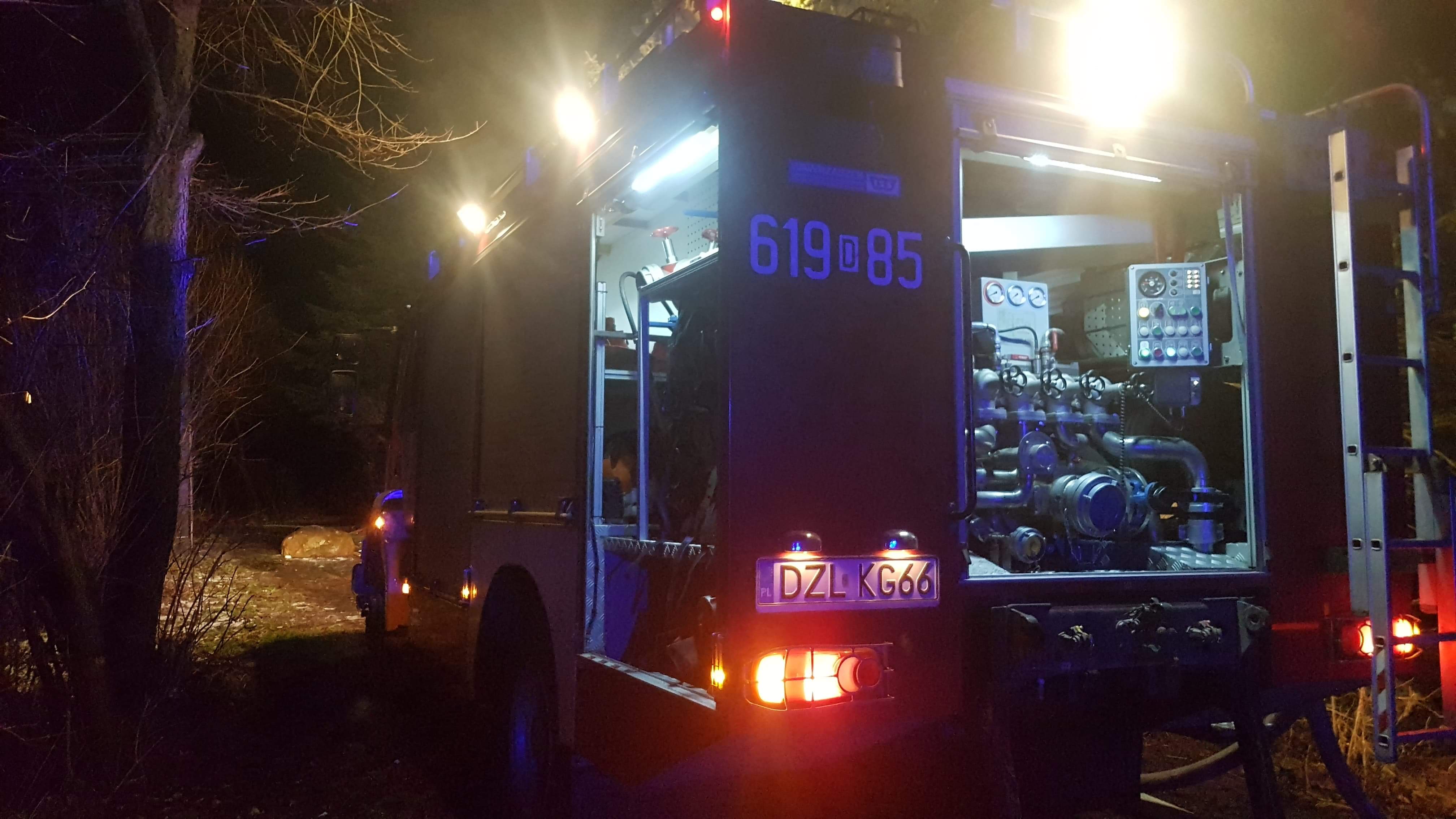Pożar instalacji elektrycznej - OSP Swieriawa
