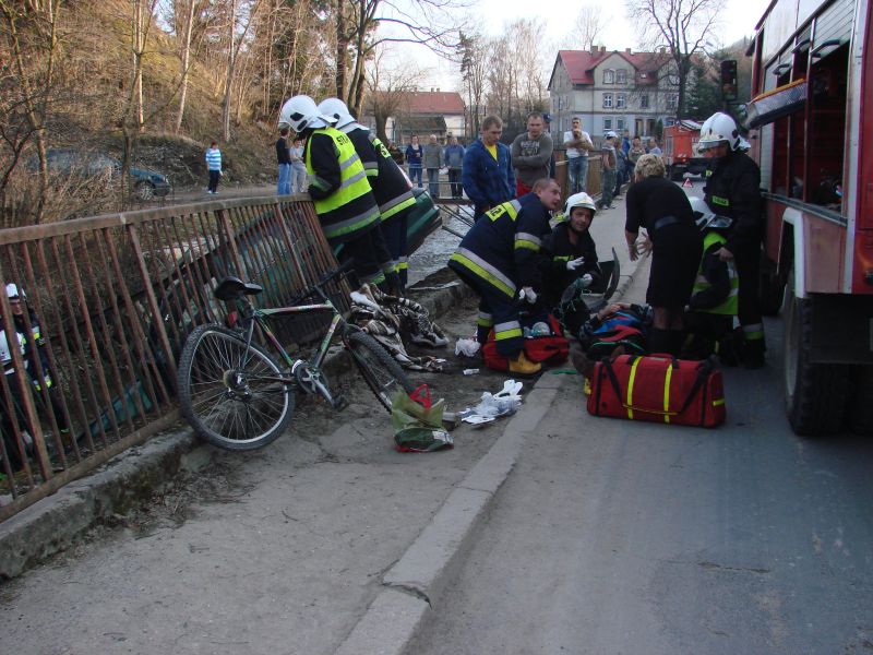 WOJCIESZÓW - WYPADEK - OSP Swieriawa