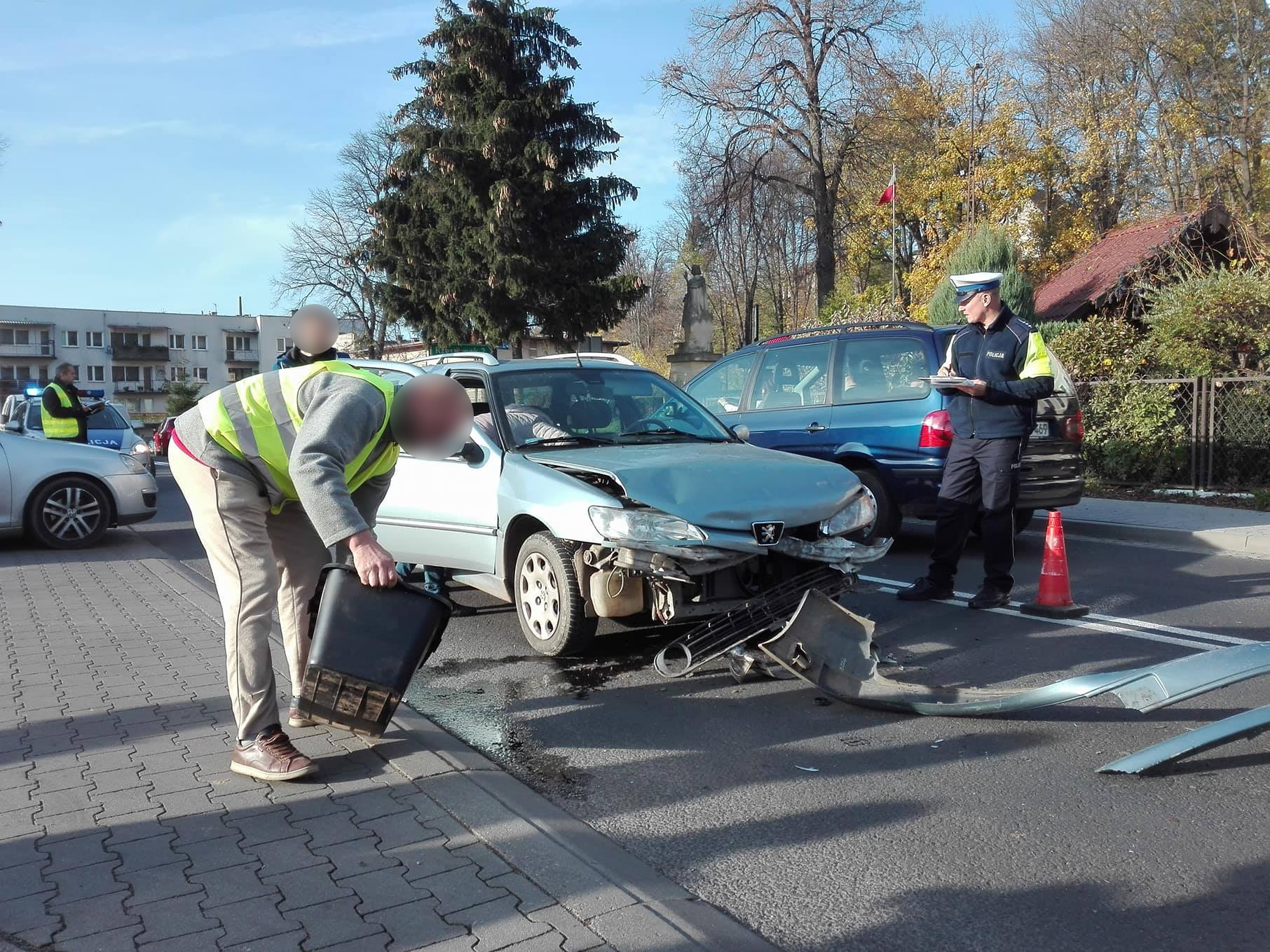 Wypadek z udziałem cyklistów - OSP Swieriawa