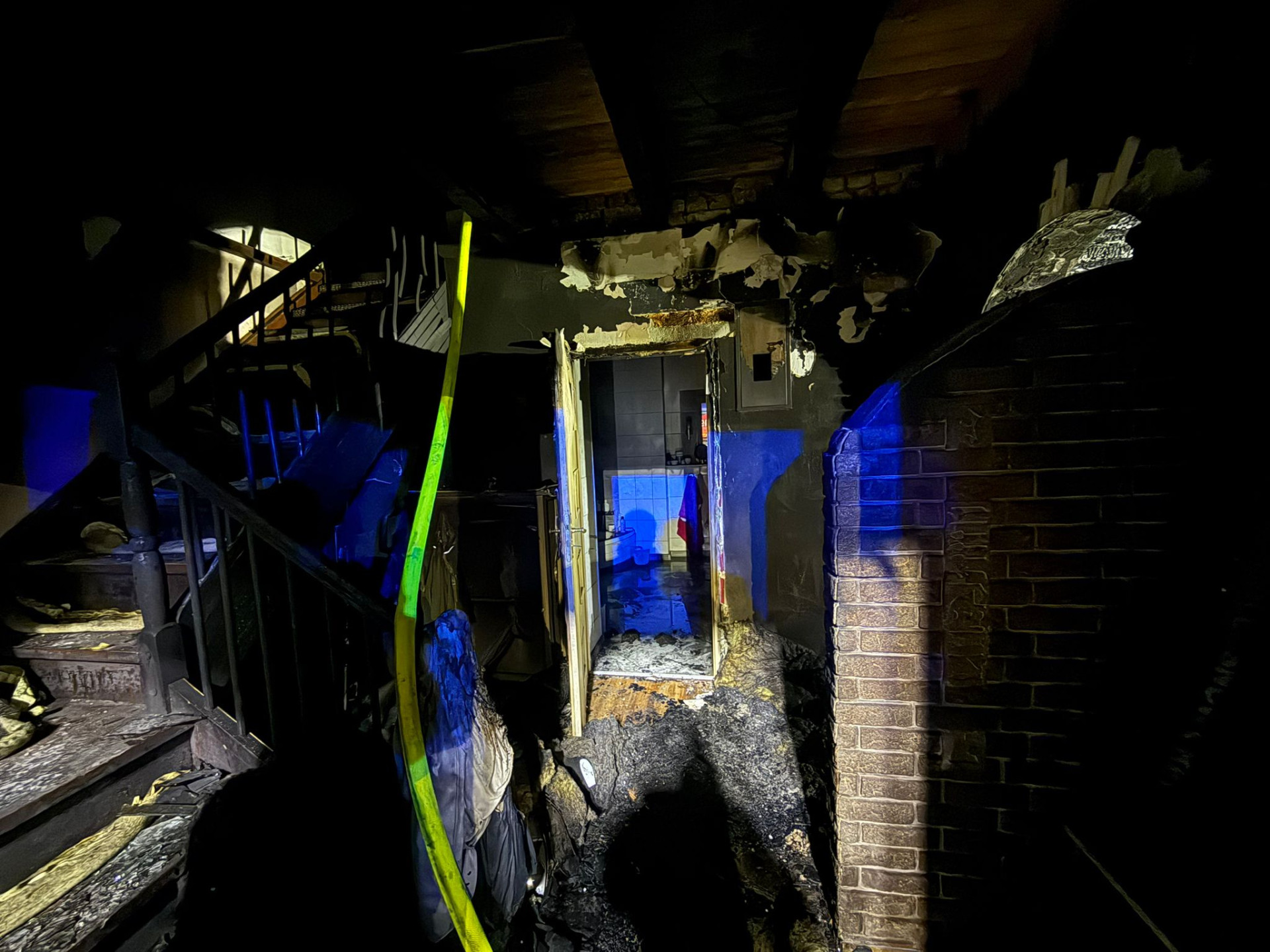 Pożar w Rzeszówku - OSP Swieriawa