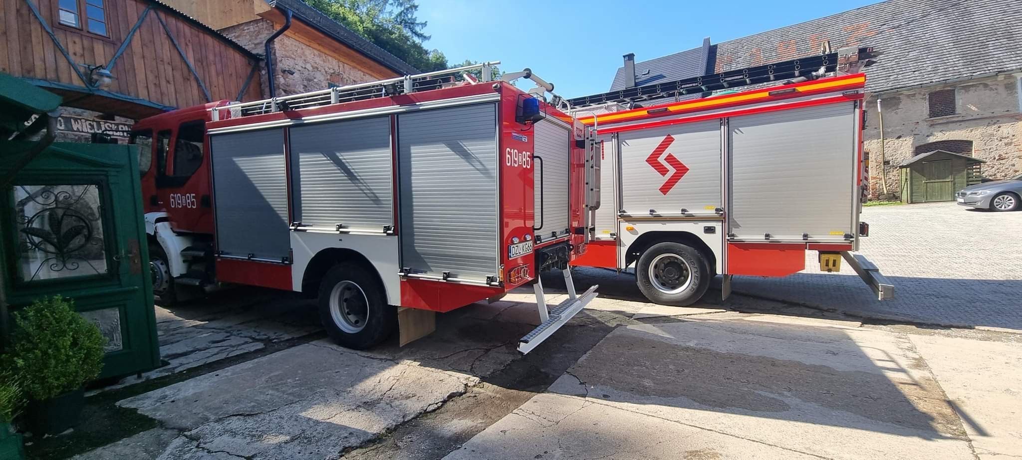 Drzewo na drodze  - OSP Swieriawa
