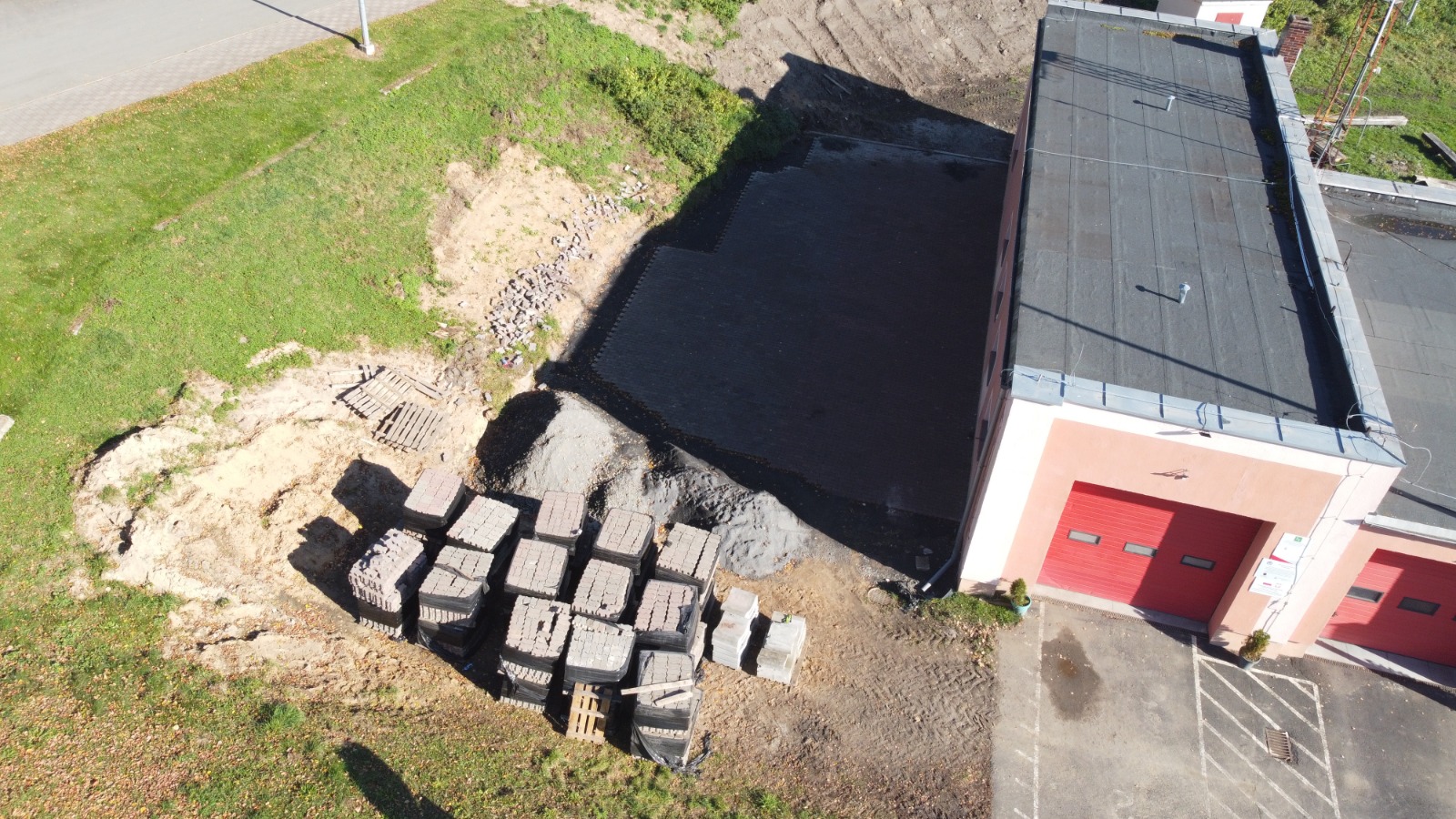 Nowy parking przy OSP Świerzawa - OSP Swieriawa