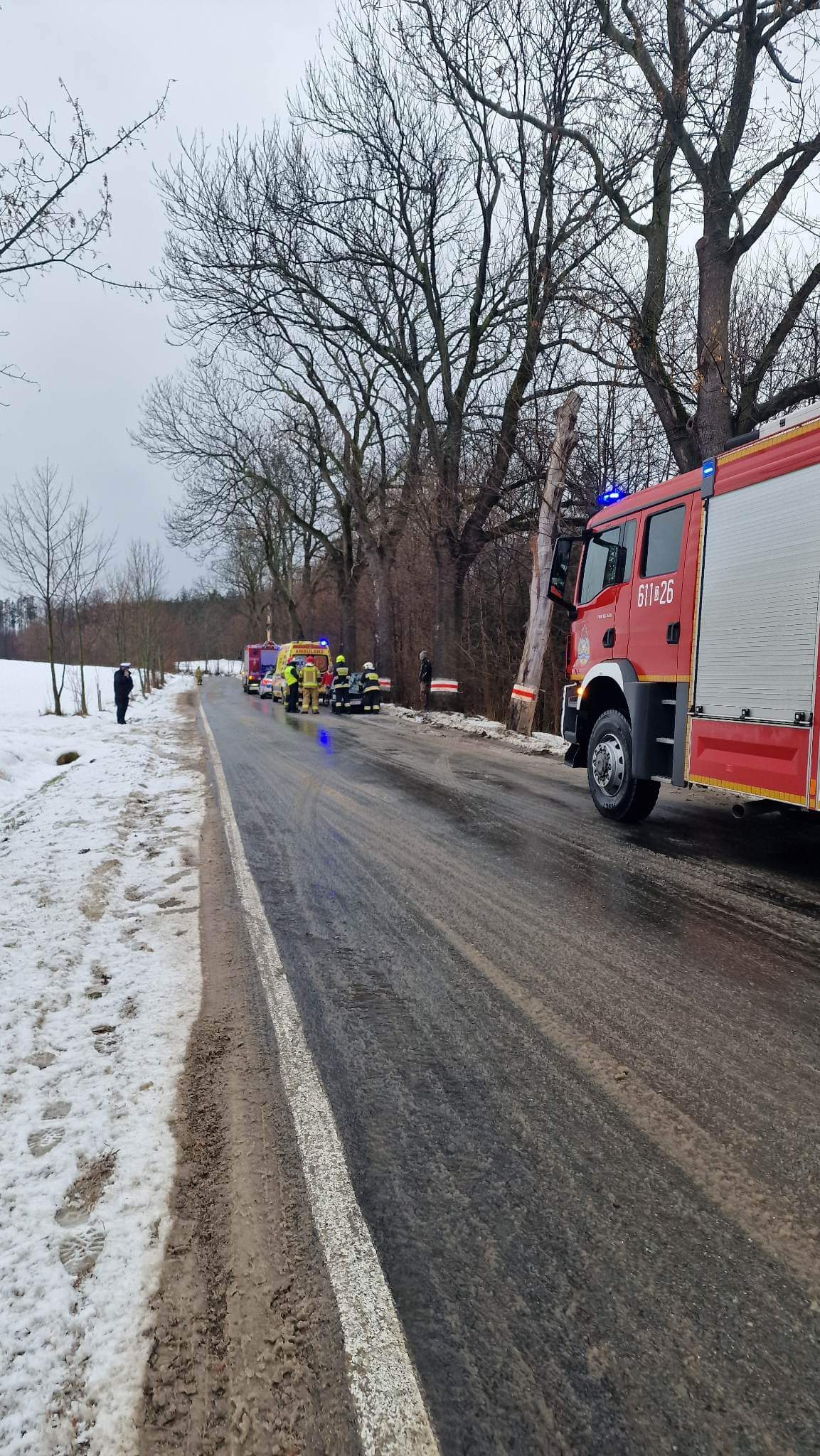 Wypadek w Janochowie  - OSP Swieriawa