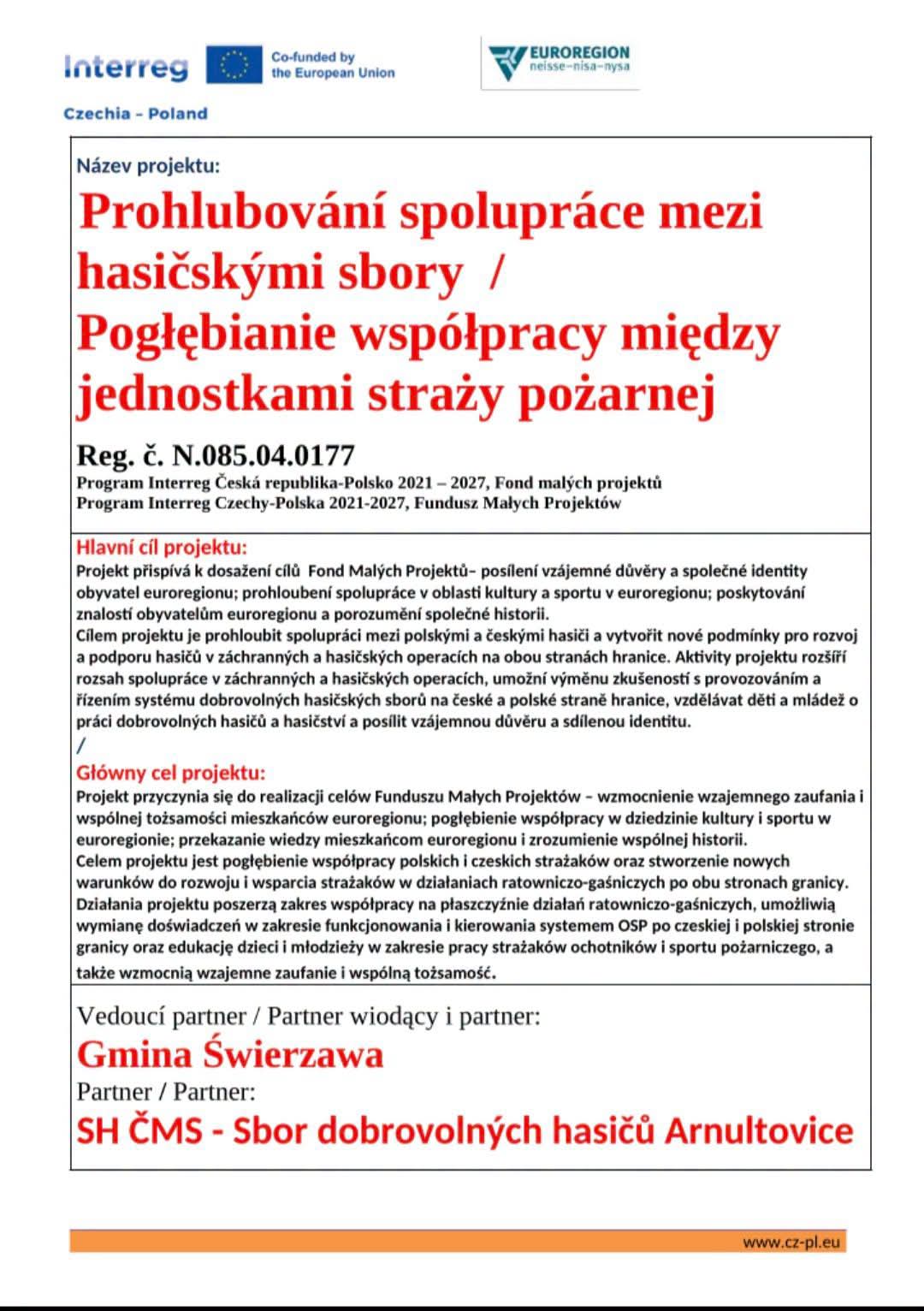 Współpraca między jednostkami OSP - OSP Swieriawa
