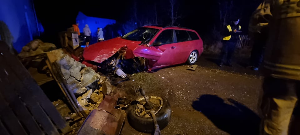 Nowy rok z kolizją - OSP Swieriawa